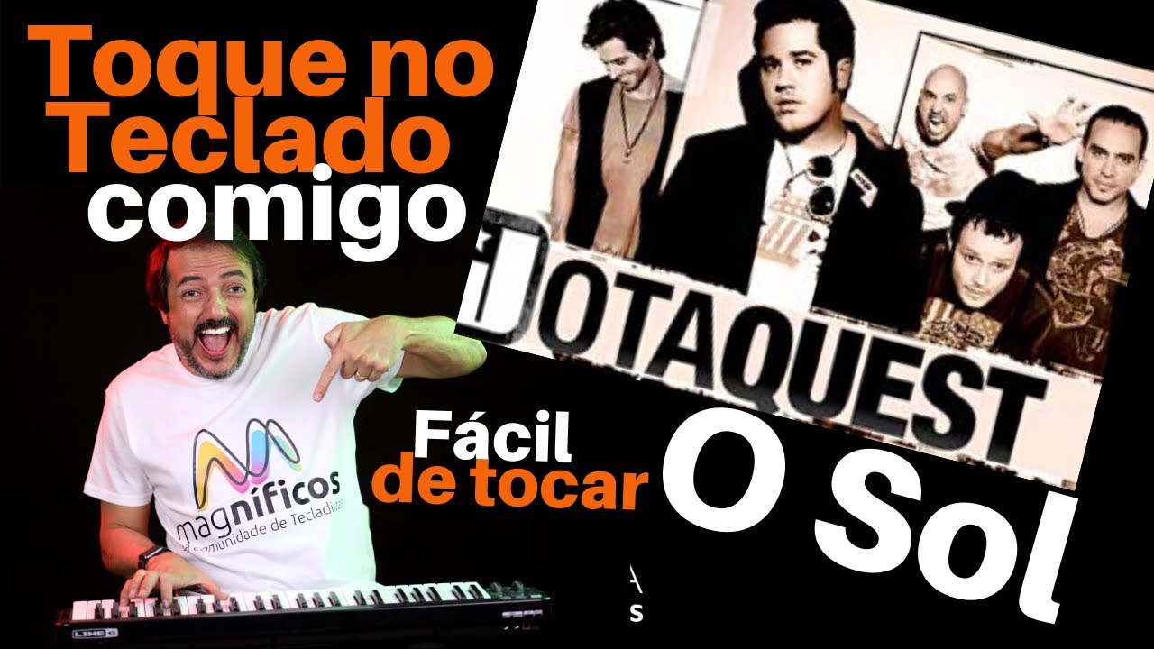 M&uacute;sica O SOL - Como tocar f&aacute;cil no Teclado