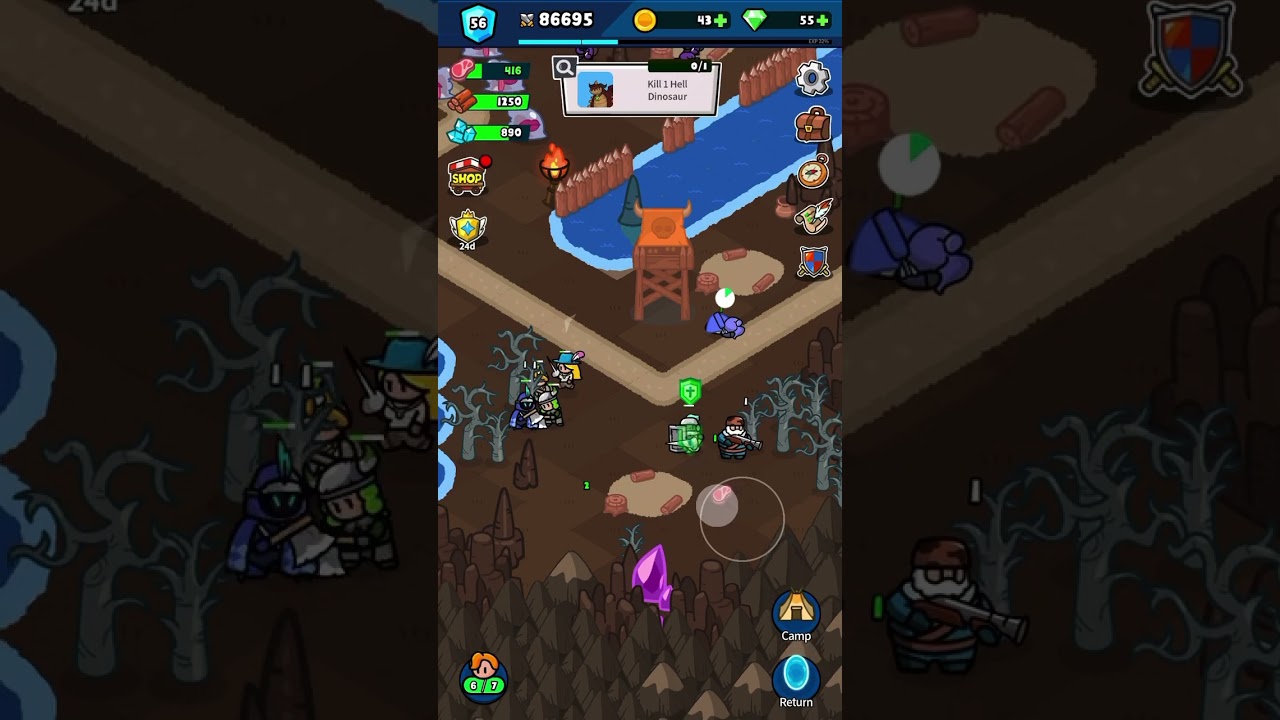 Rumble Heroes качаем персонажей #gamer #gaming #ios#game #rumble#heroes#2023