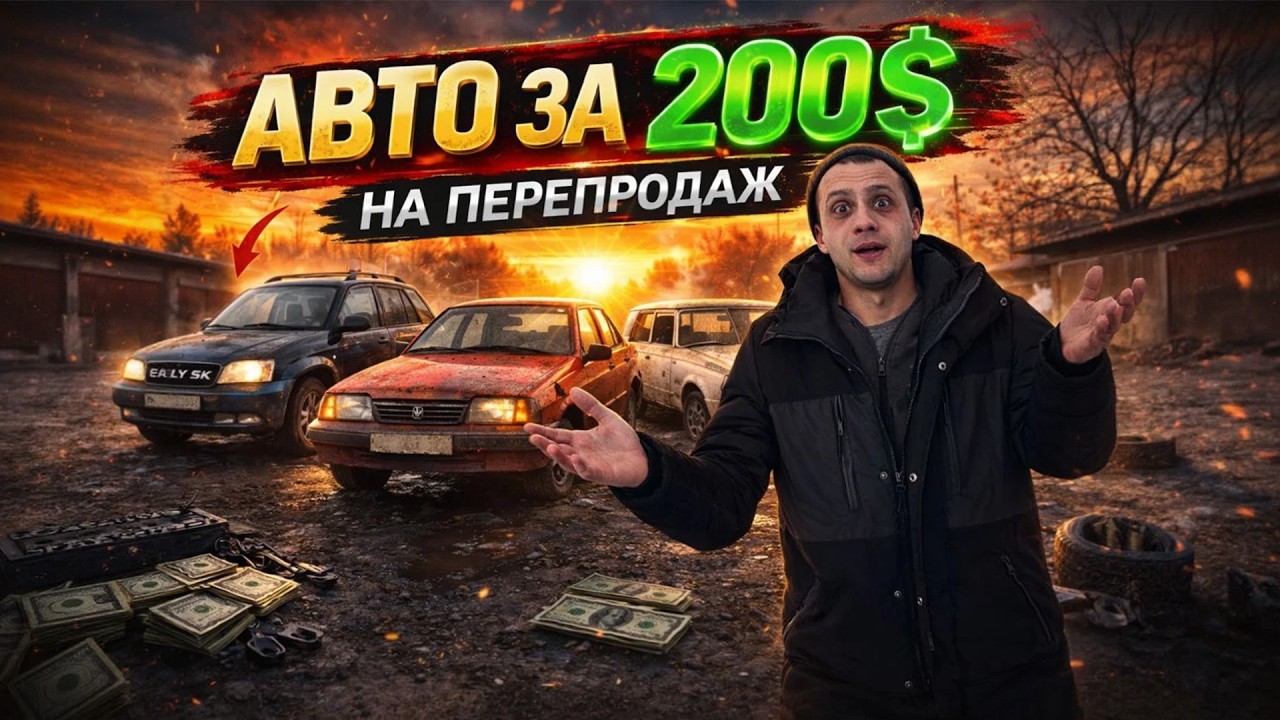 Купив 5 корчів по 200$. Скільки можна заробити? Від Москвича до Крузака – 11 серія