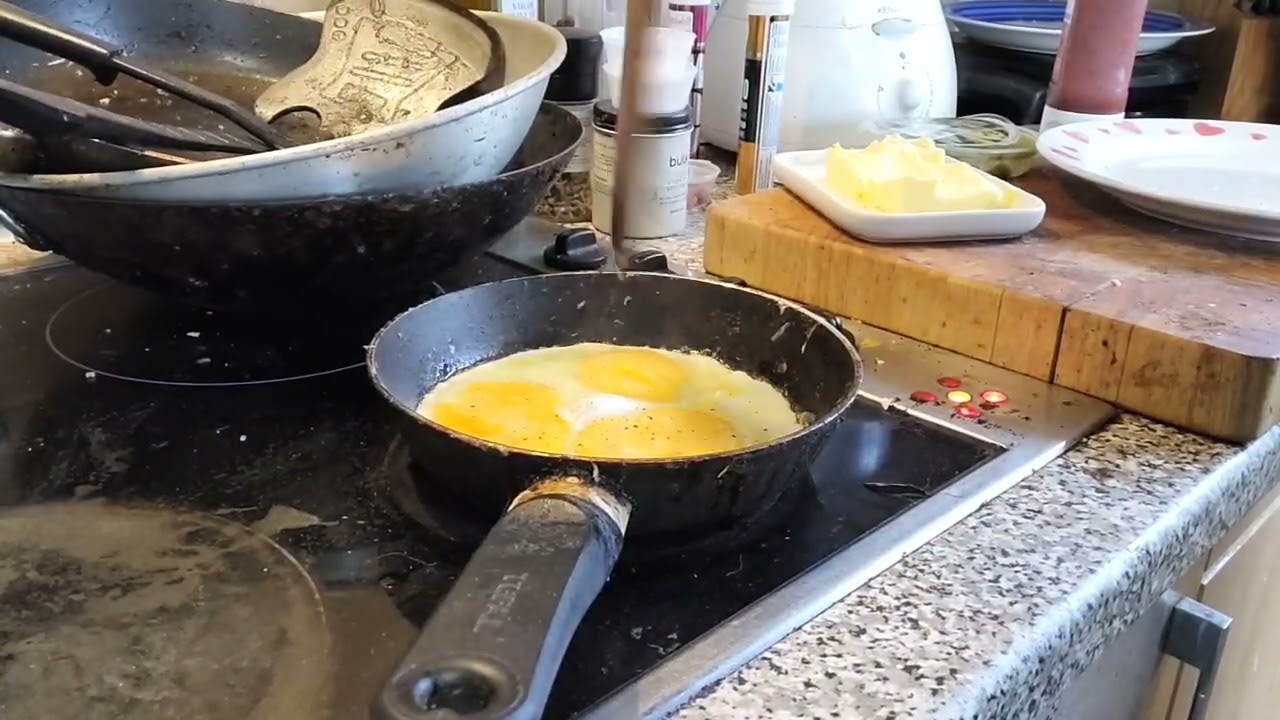Egg on toast - the best protein breakfast ever.