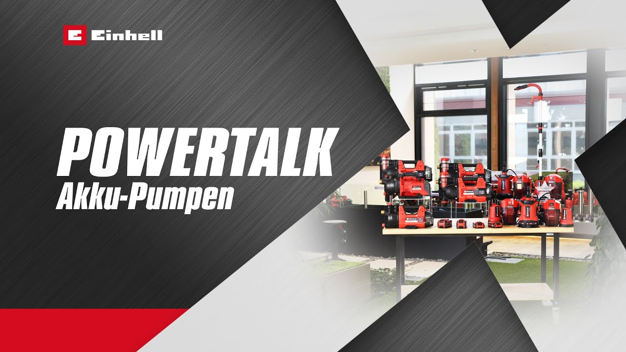 Akku-Pumpen | Einhell Powertalk mit Elke