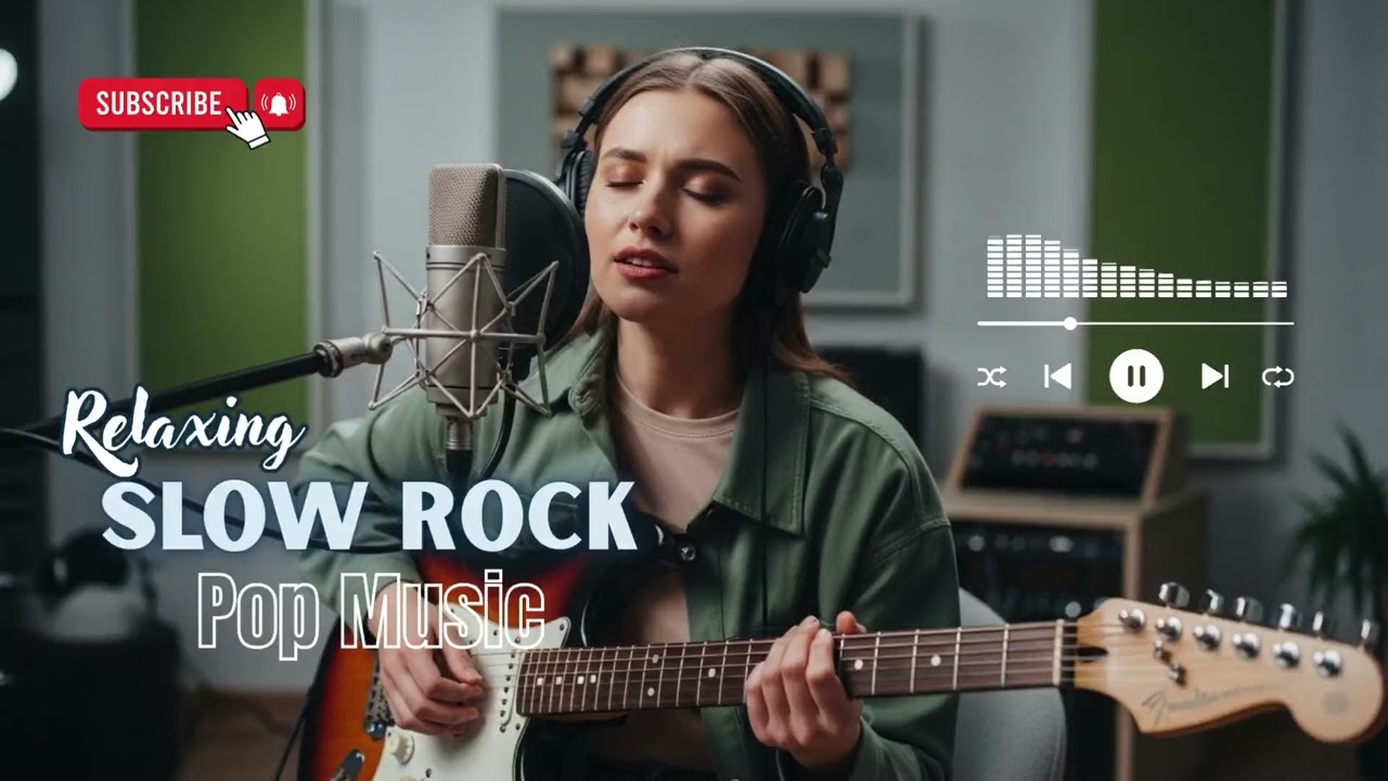 Soft Slow Rock Music 🎼 Chill Rock Background for Work & Relax