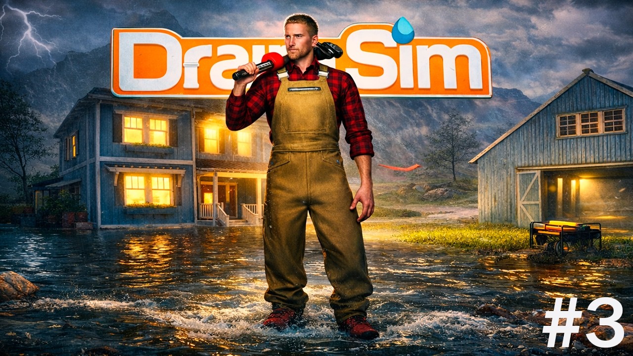 ПОТОП НА ФЕРМЕ Прохождение DrainSim на русском языке #3