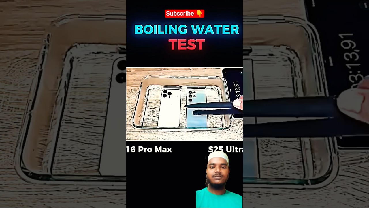 Garam Pani ke under phone test 😱🔥#shorts #smartphone #viral #viralshort
