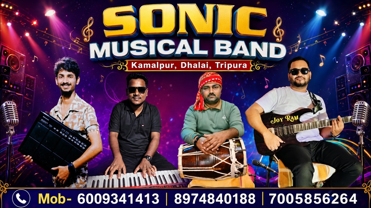Bondhu Aiba || Sonic Musical Band || Kamalpur,Tripura