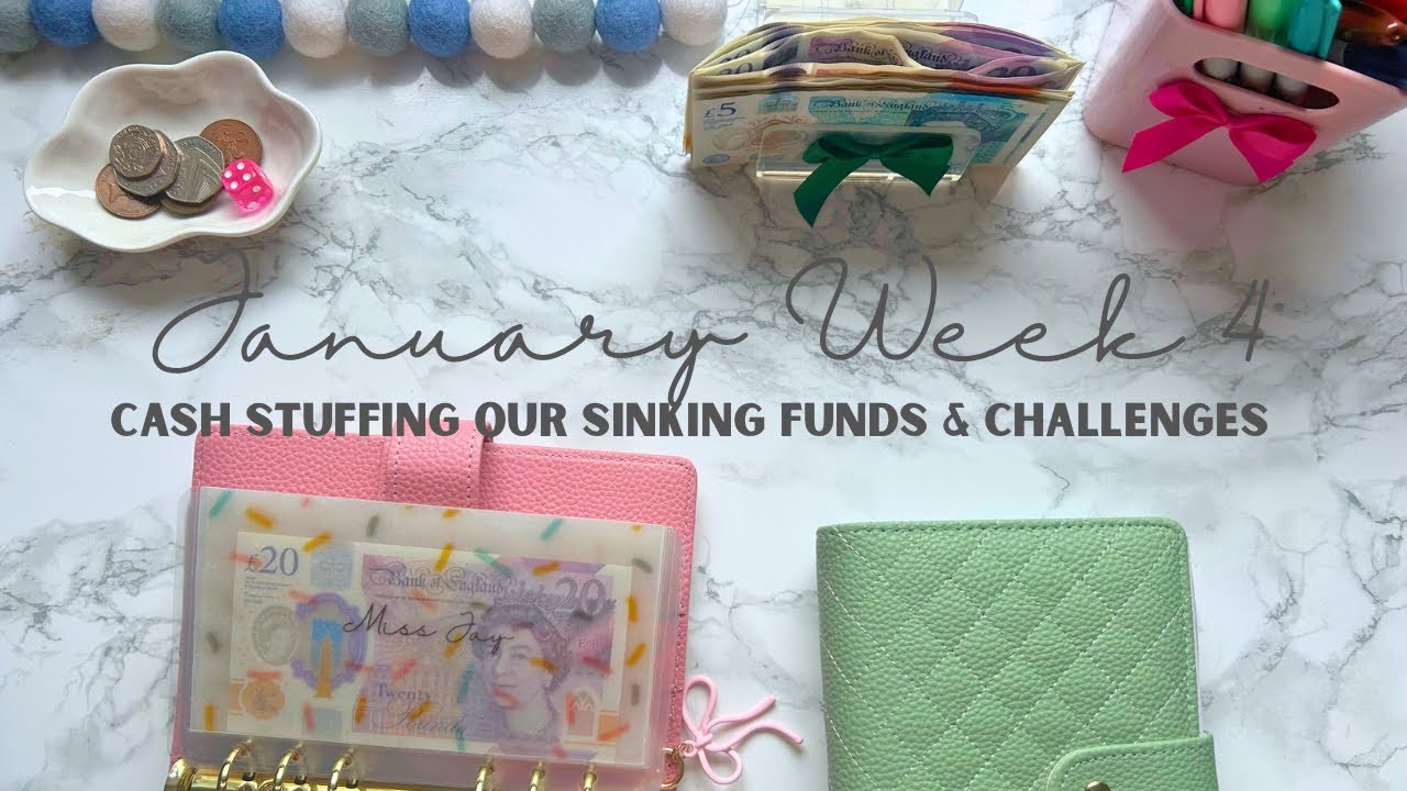 ❄️ JAN WEEK 4 CASH STUFF | SINKING FUNDS & SAVINGS CHALLENGES | UK BUDGET WEEKLY