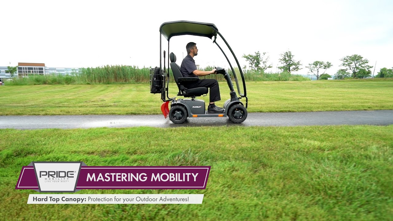 Pride&reg; Mobility | Mastering Mobility | Enhance your Outdoor Adventures with our Hard Top Canopy!