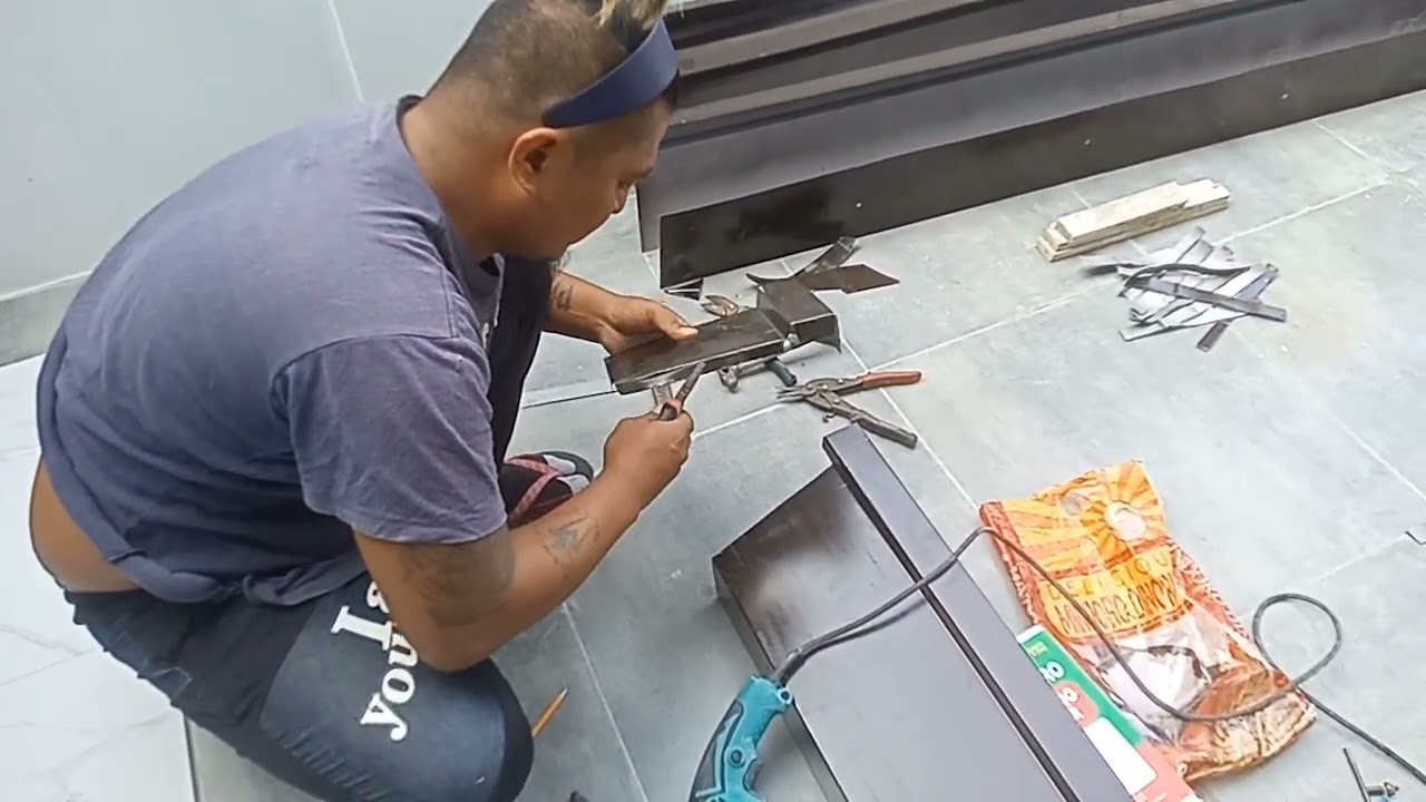 Pag gawa ng kanto ng Box gutter.. tutorial