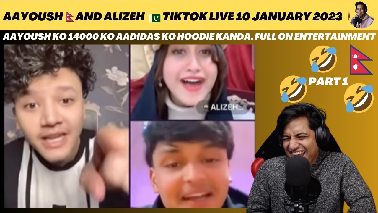 "AAYOUSH BHAI KO 14 HAJAR KO HOODIE KANDA " 🤣🤣 AARYAN AND ALIZEH LAUGHS 😂 |10 JAN |Reaction Video