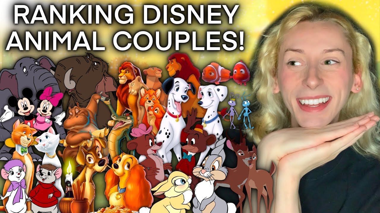 RANKING DISNEY ANIMAL COUPLES!! 🐾🍝🐘 with Nicky Marra!