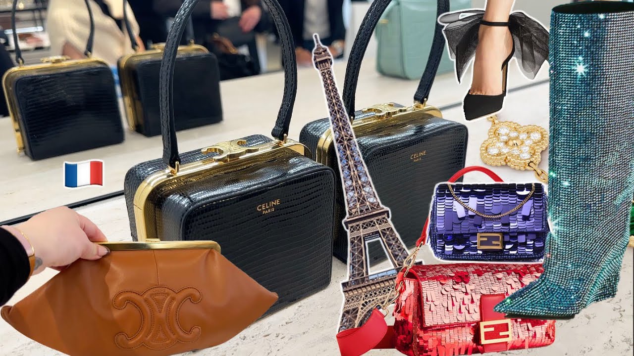 EPIC LUXURY SHOPPING IN PARIS VLOG (Paris Flagship Stores!)→ CELINE 🎄FENDI 🎄JIMMY CHOO 🎄LOEWE & MORE