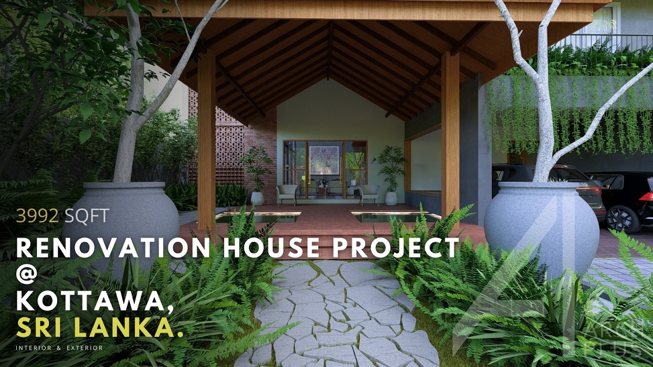 Proposed House Renovation Project @ Kottawa | Modern Home Transformation | Sri Lanka | Arch Plus