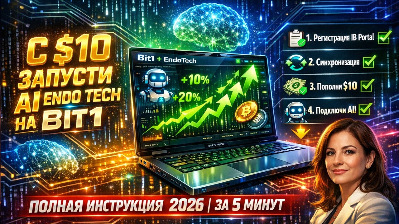 Как за 5 минут подключить AI EndoTech к Bit1 и запустить копитрейдинг с $10 | Полная инструкция 2026