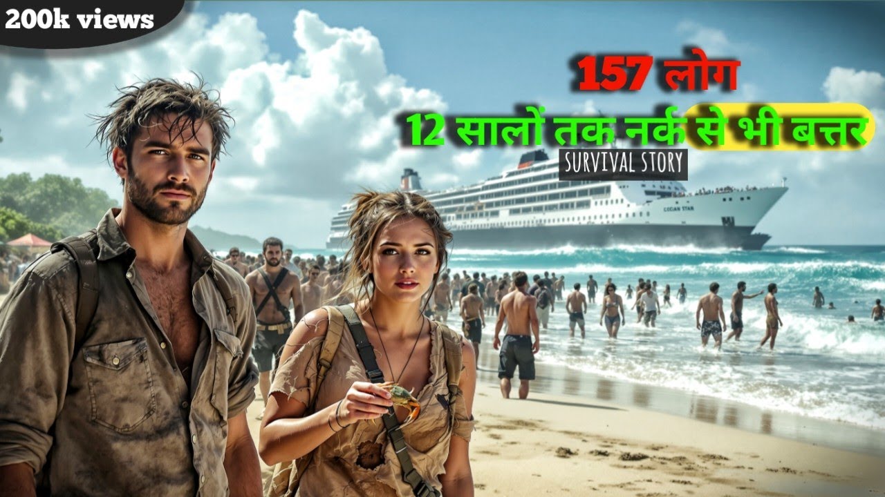 157 लोग , 12 सालों तक नरक का टापू में कैसे जिंदा रहा ? 🏞️  || दर्दनाक कहानी😶‍🌫️ || survival story 