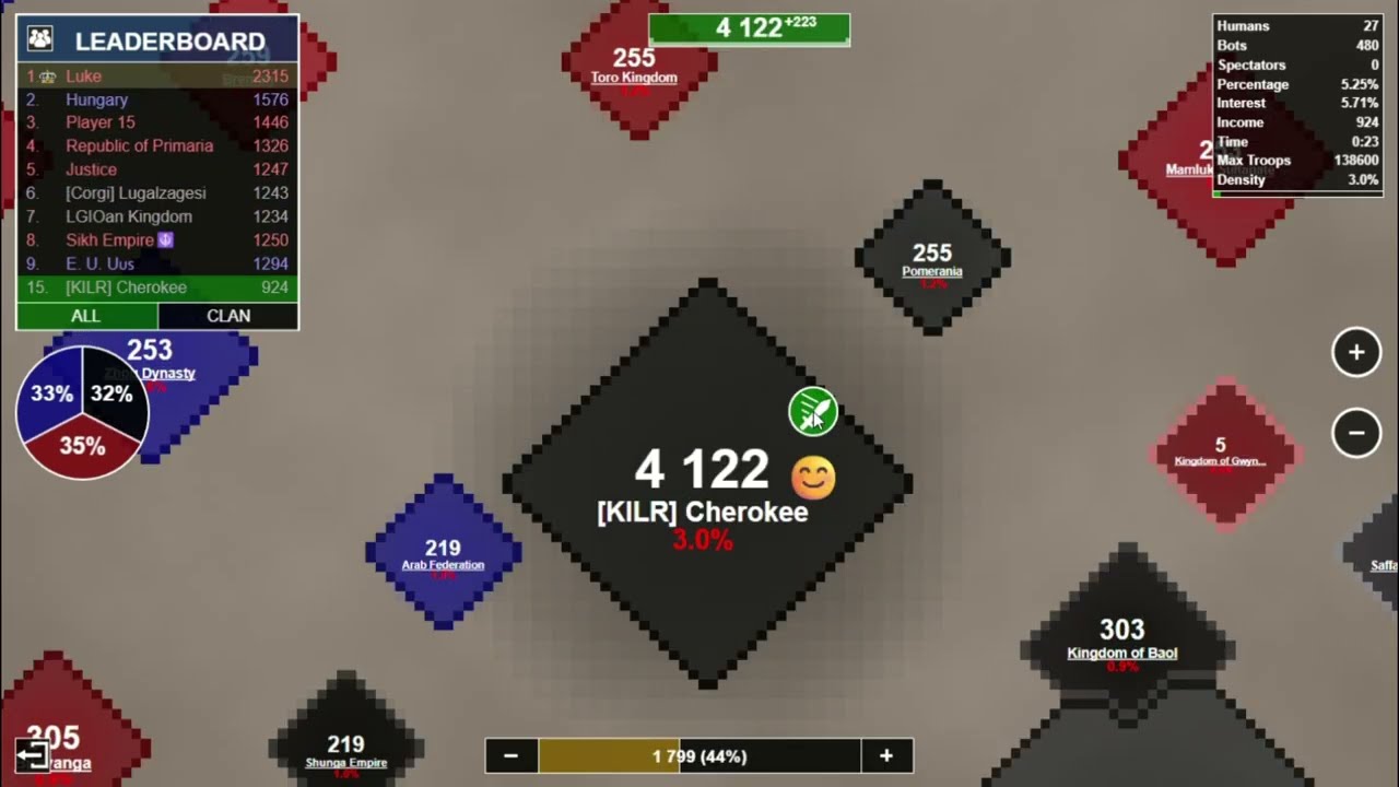 Can We Conquer The World 2 Map? (3 Teams)  - Territorial.io #territorialio