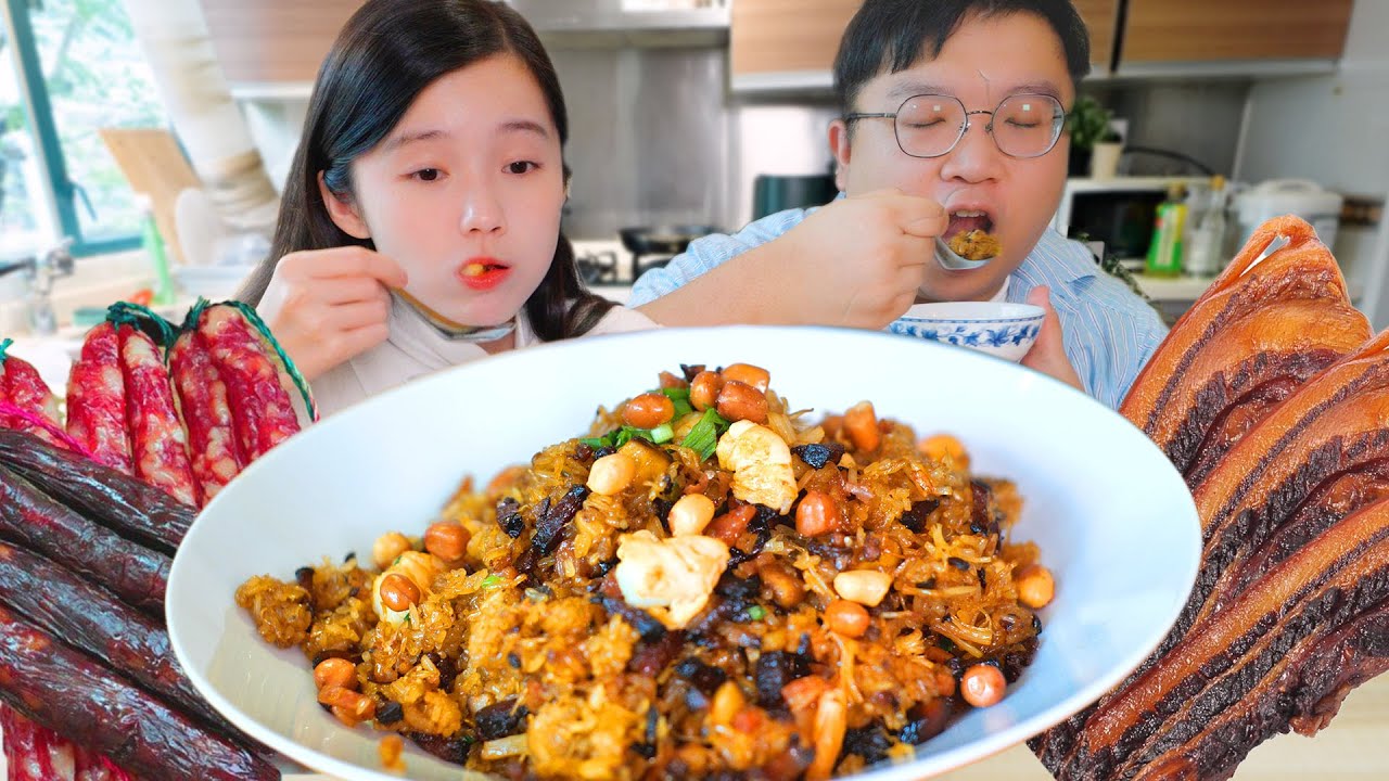 【再食就中風】秋天的味道！油香滿溢豪華經典臘味生炒糯米飯！肥豪食到拍枱！？