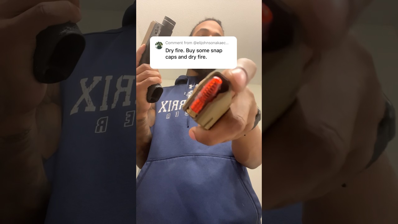‼️DRYFIRE IS IMPORTANT‼️#edc #dreko #shortsviral #viral #guns #educational #glock #dryfire #training