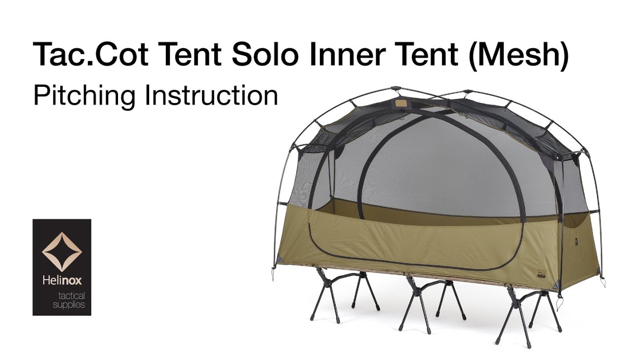[INSTRUCTION] Tactical Cot Tent Solo Inner Tent (Mesh)