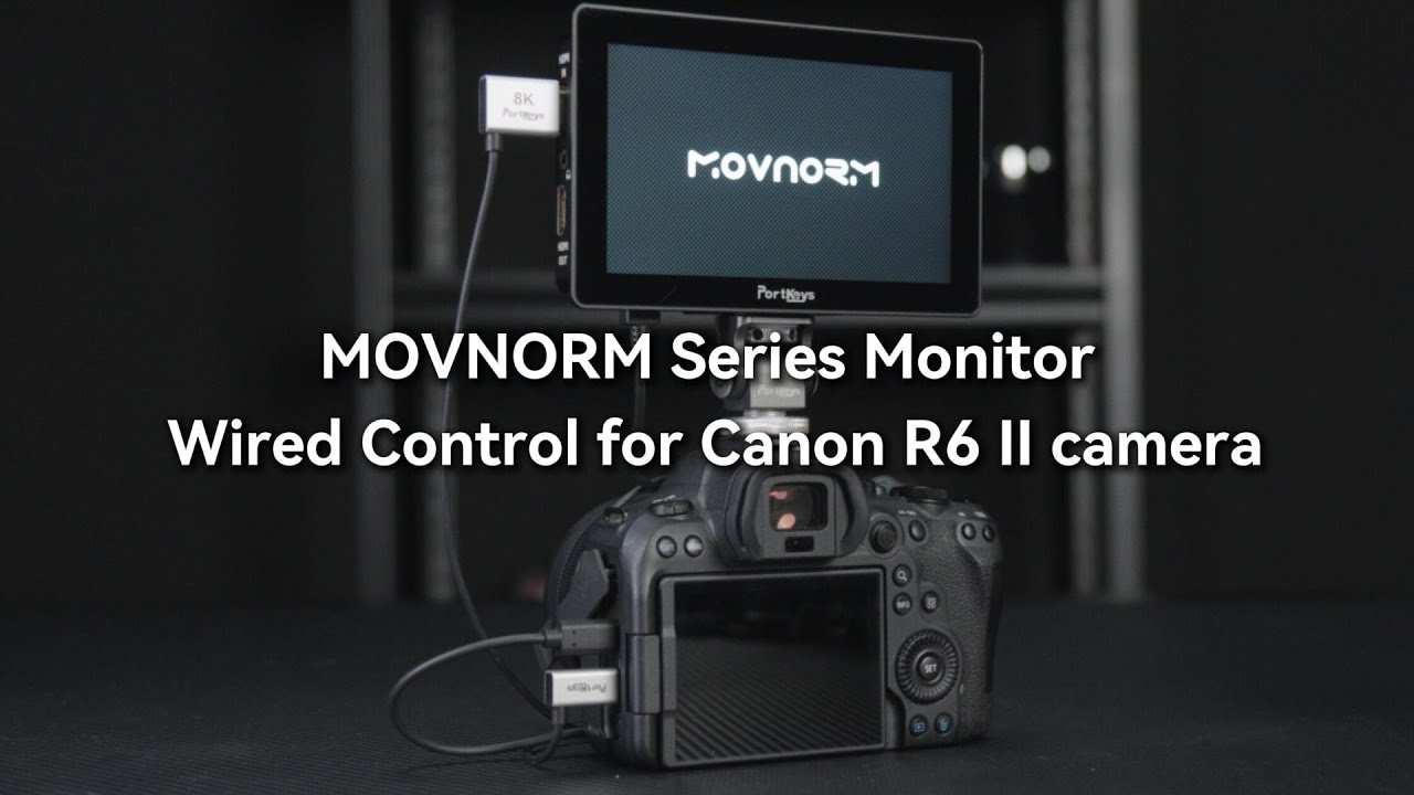 MOVNORM Series Monitor Wired Camera Control for Canon R6 II