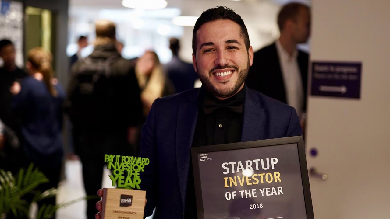 Swedish Startup Gala 2018 / Investor of the Year: S&iuml;mon Saneback (Wellstreet)