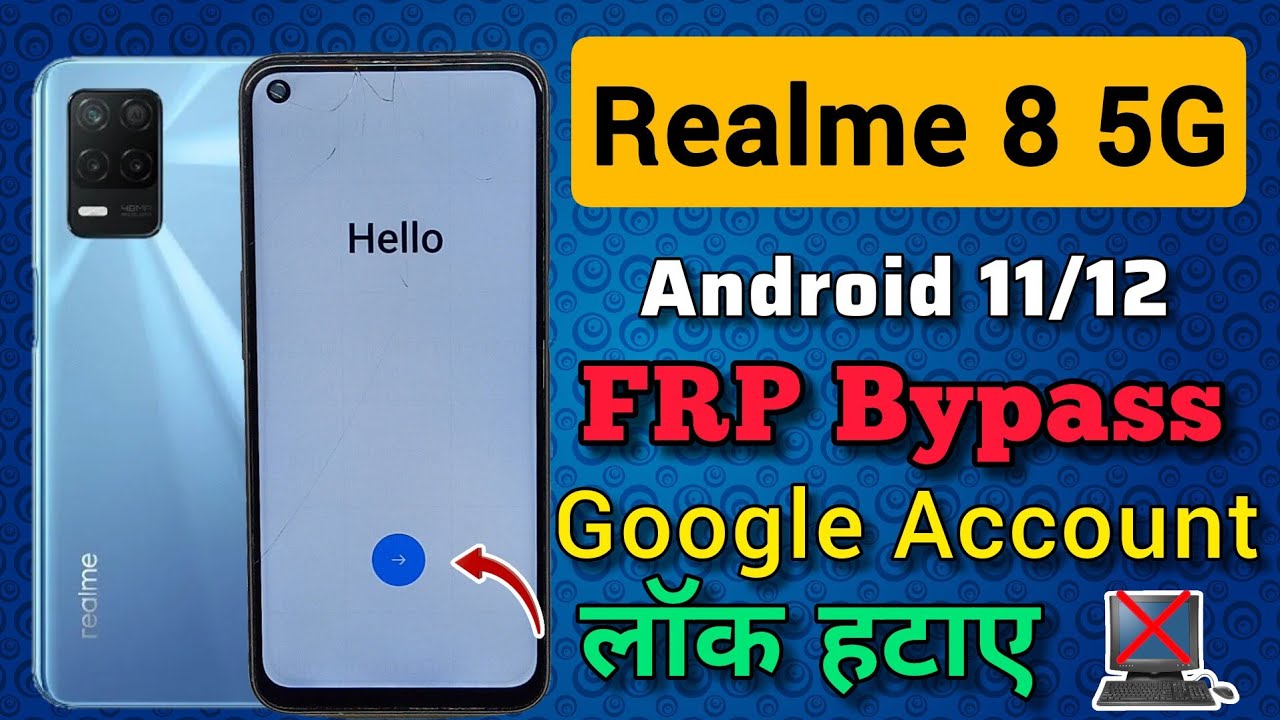 Realme 8 5G (RMX3241) || FRP Bypass || Android 11/12 || Google Account Remove || Without Pc || 2023.