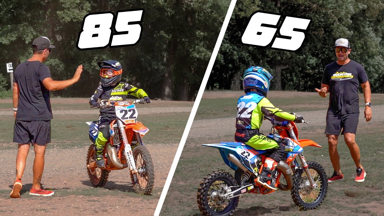 Pace and Kiah Reeds First Time Riding a 65 and 85!