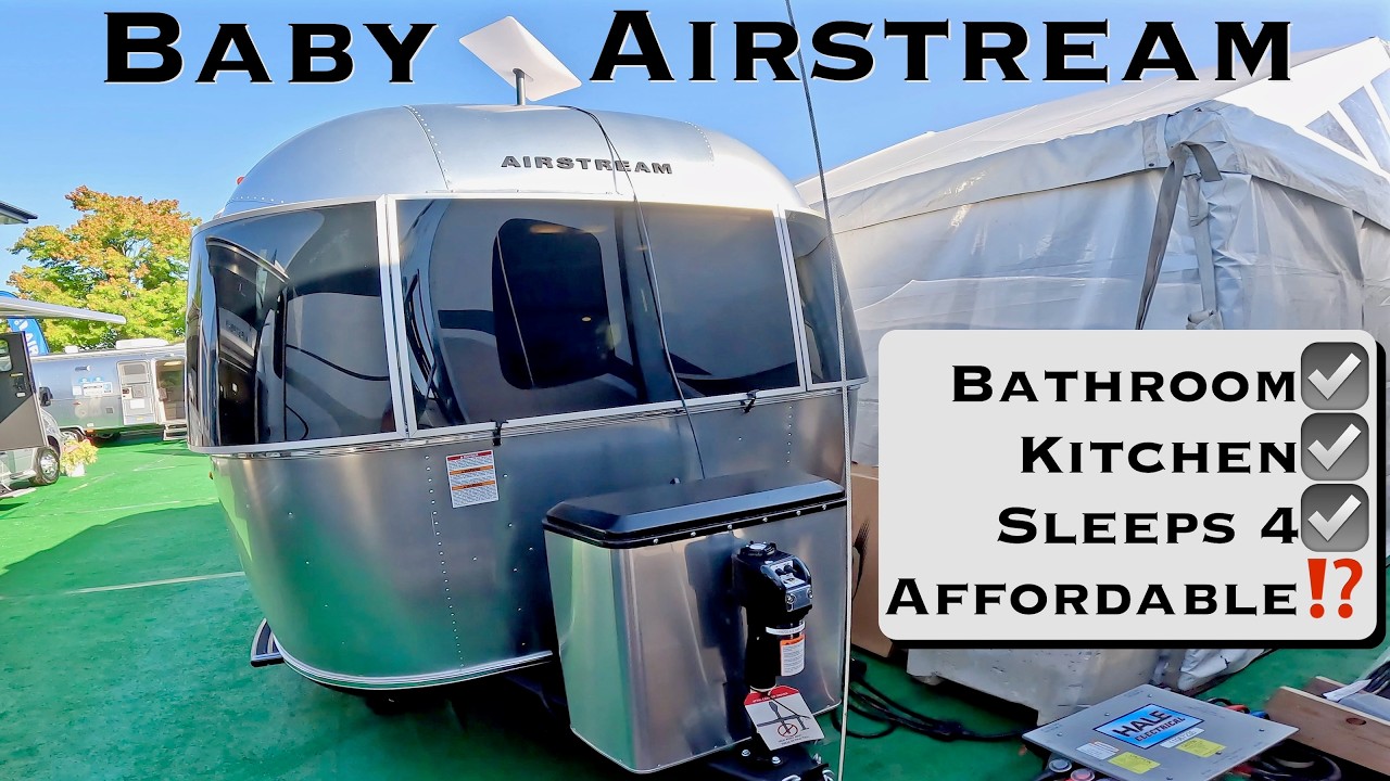 Airstream Bambi 16RB: Small Camper Sleeps 4 With Inside Bathroom