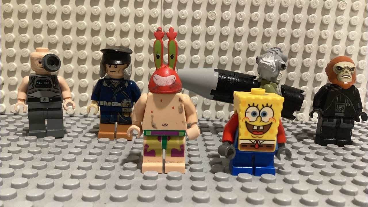 Lego SpongeBob stop motion: “Shell of a Man”