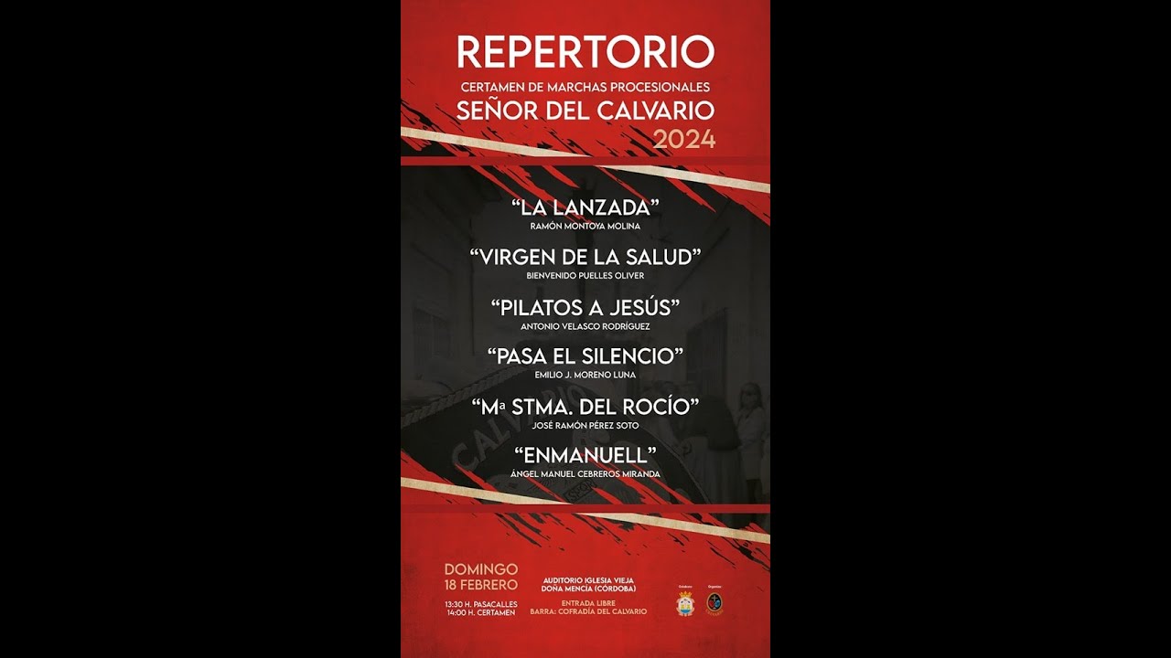 CONCIERTO SEÑOR DEL CALVARIO 2024 - Banda del Calvario