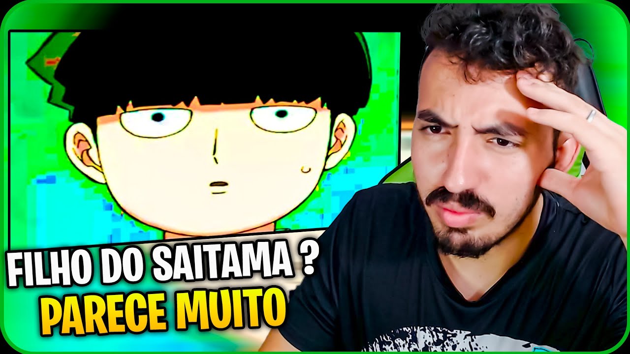 O ANIME DO MLK PARANORMAL KKKKKKKKKJJJJJJJJJ (FILHO DO SAITAMA) - KITZYY | Leozin React
