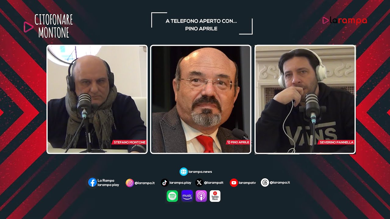 Pino Aprile e la questione meridionalismo in Citofonare Montone