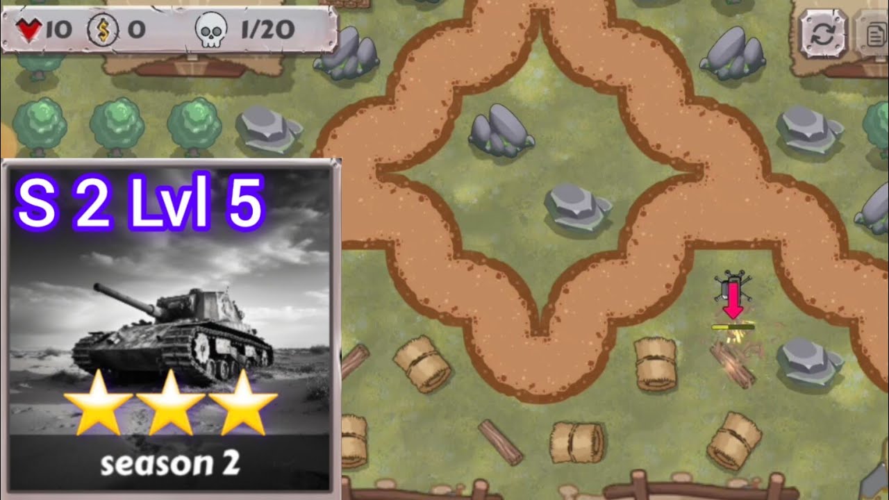 Battle Strategy: Tower Defense (2024) // Season 2 Level 5 ⭐⭐⭐