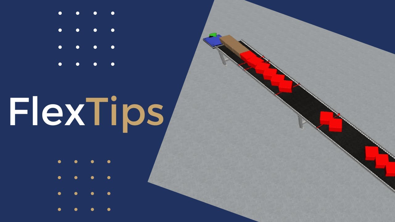 FlexTips - ¿Cómo utilizar el Objeto Sensor (Photo Eye) en FlexSim?