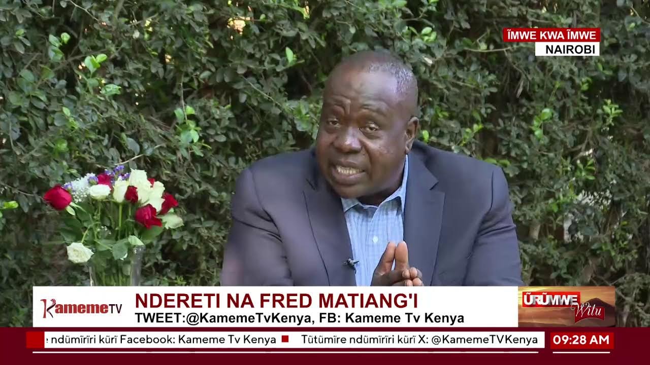 Ndereti na Dr Fred Matiang'i #UrumweWitu