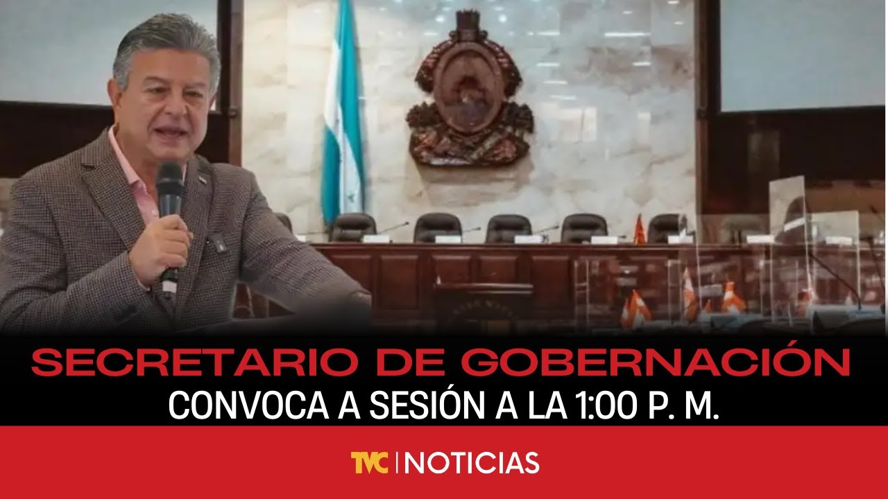 Secretario de gobernación convoca a sesión a la 1:00 p. m. al no llegar a consenso