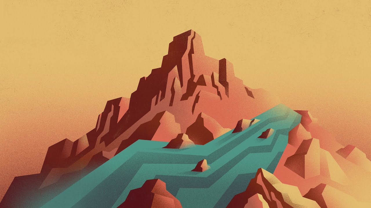 Mellow Mood feat. Memoria - Mountains & Waters (lyrics video)