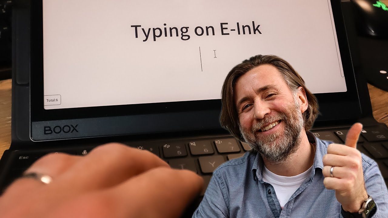 Typing on E-Ink is a Good Time!