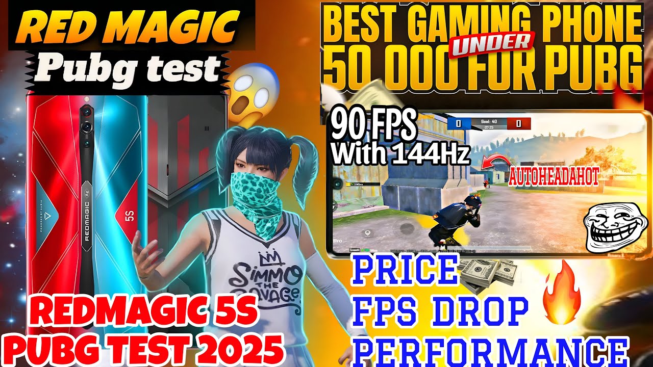 red magic 5s pubg test and price in pakistan🔥 | redmagic 5s pubg/bgmi test | graphics 90fps test.