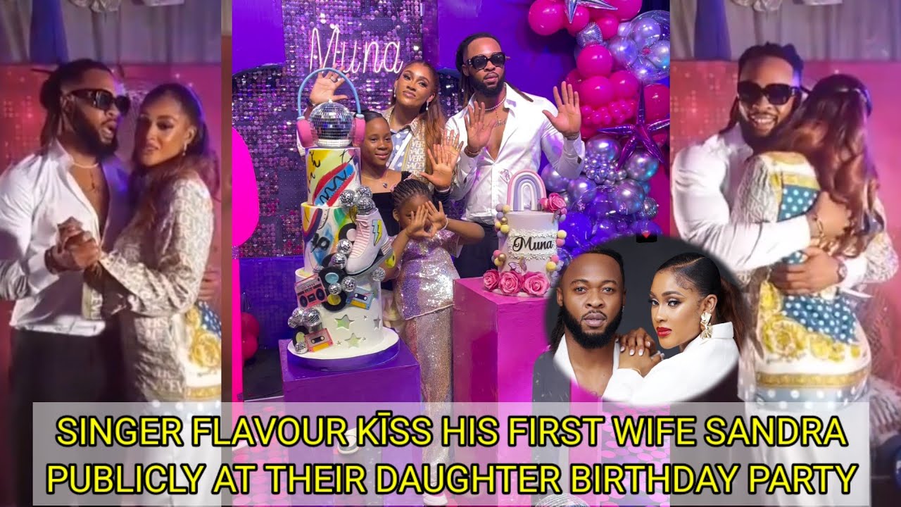 Flavour Ijele & His Wife Sandra Threw Lavish Birthday party for their first Daughter Munachi