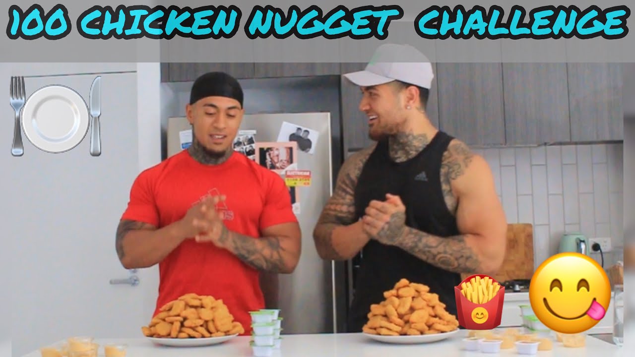 100 NUGGETS CHALLENGE!! [BRO VS BRO]