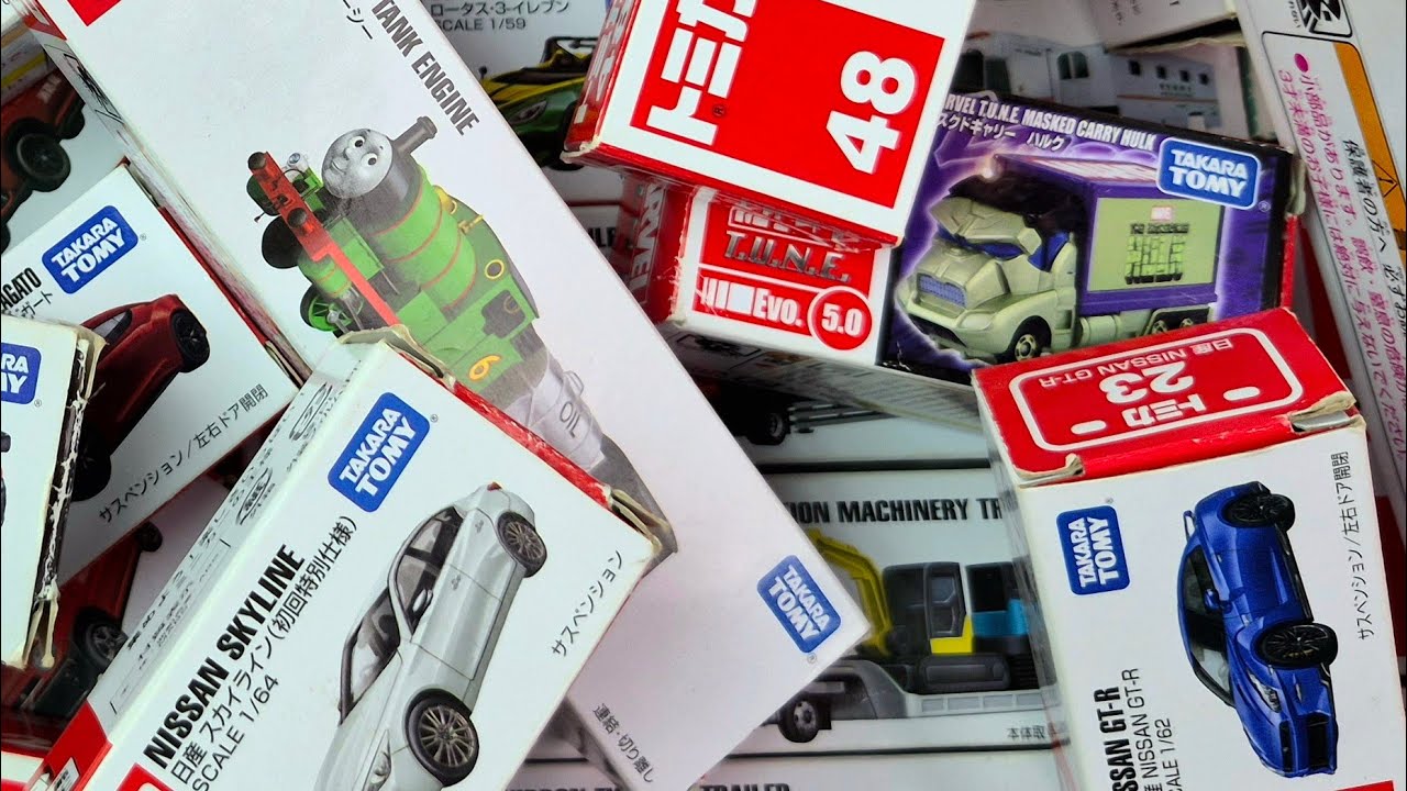 ASMR トミカ | トミカのベストコレクションを動画 でまとめました - Tomica Long Vehicle, Fire truck Department