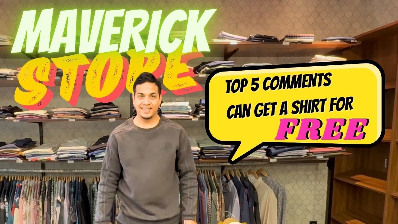 MAVERICK STORE - [PREMIUM COLLOR SHIRTS & T-SHIRTS ] Top 5 COMMENTS can get a SHIRT for FREE !!!
