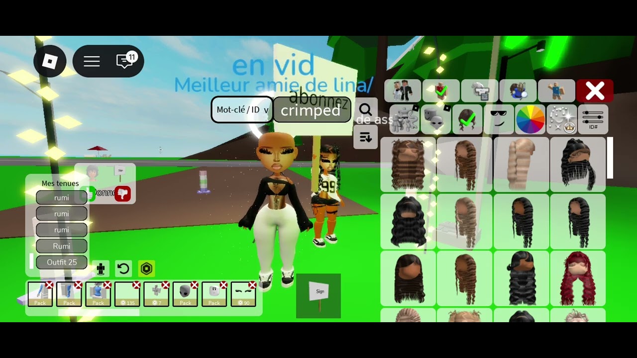 Tuto skin pour fille avec ma bff