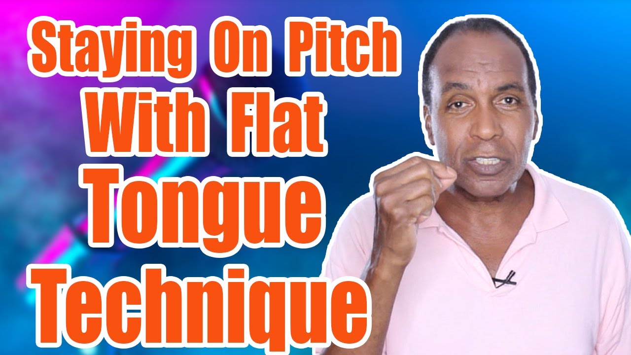 Staying On Pitch With Flat Tongue Technique | Singing Exercise | #singingtips #sing #singer