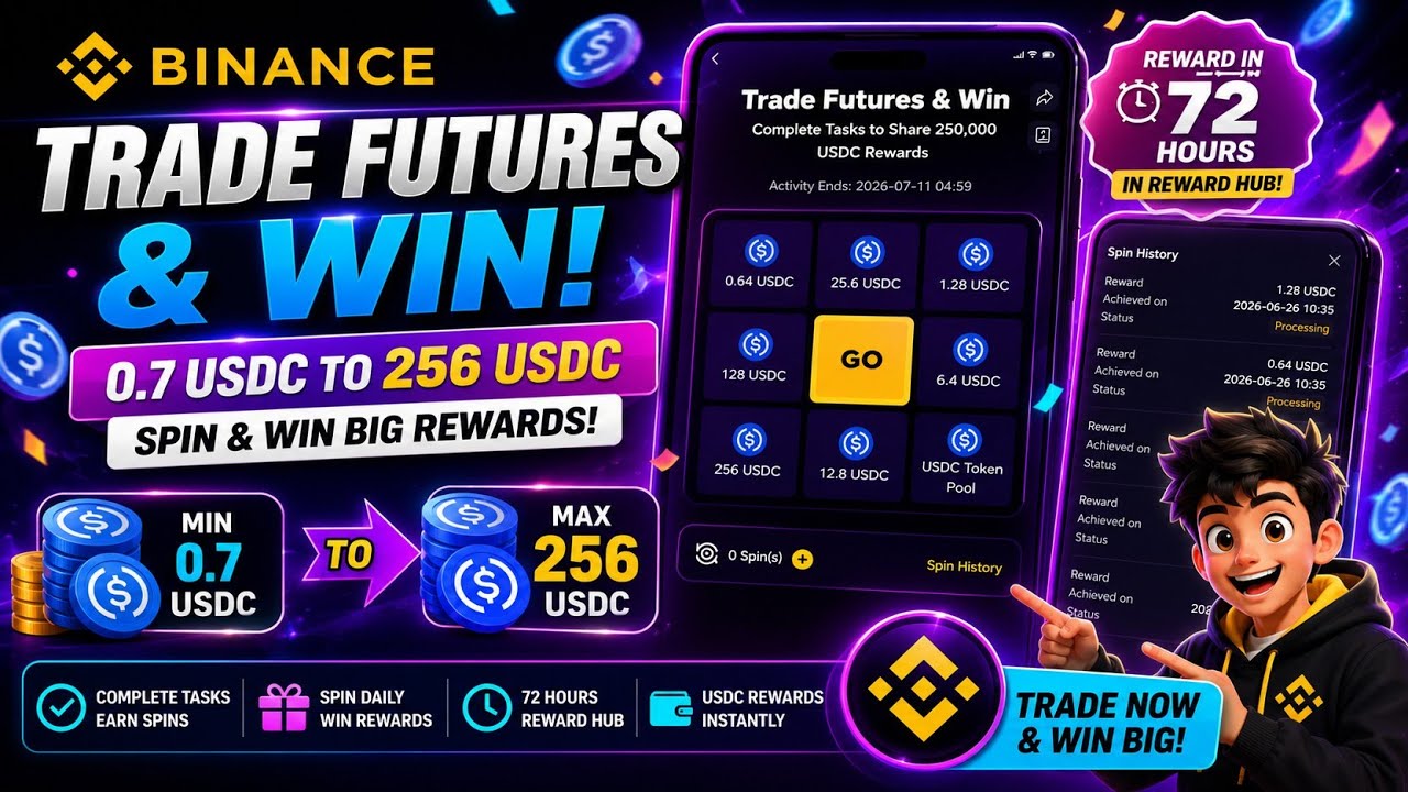 🚀 Binance Futures Trade & Win 2026 | Complete Step-by-Step Guide || Binance new offer #usdt #free