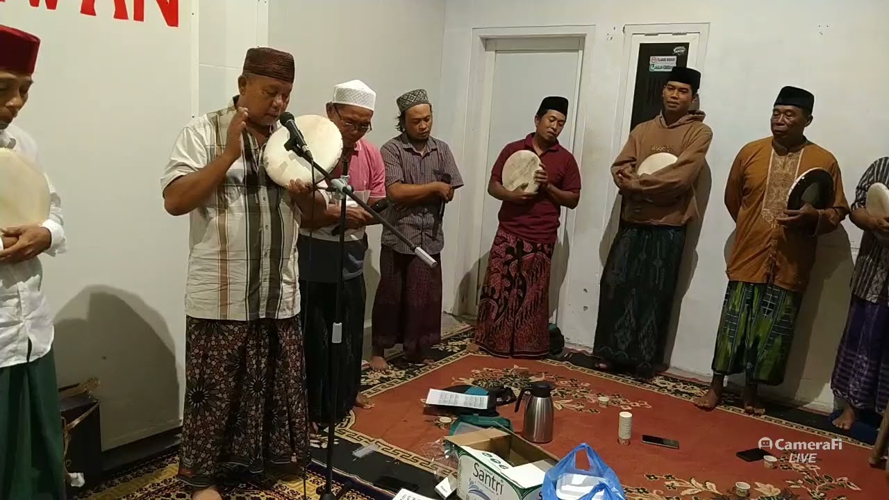 Latihan Mahallul Qiyam Hadrah Ishari Nuso. Baeong Puger.11maret 2026