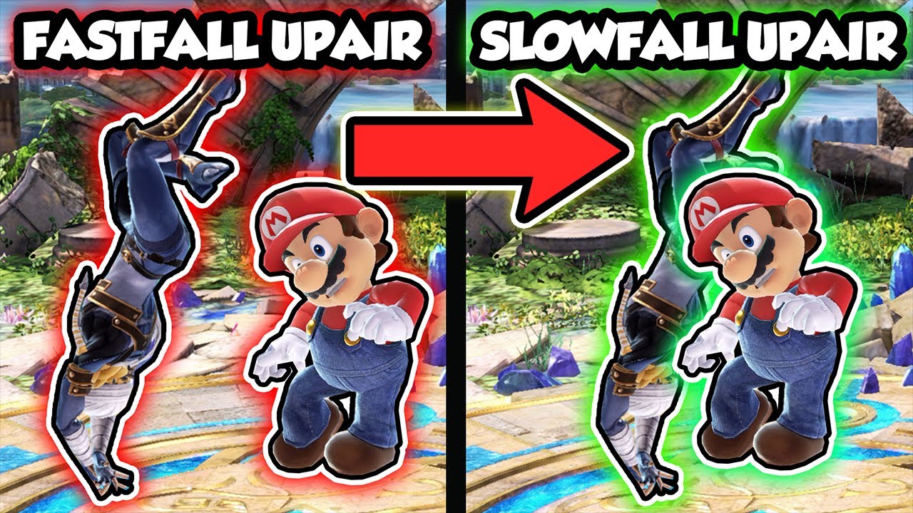 NEW Smash Ultimate Sheik Tech: Slowfall Up-Air