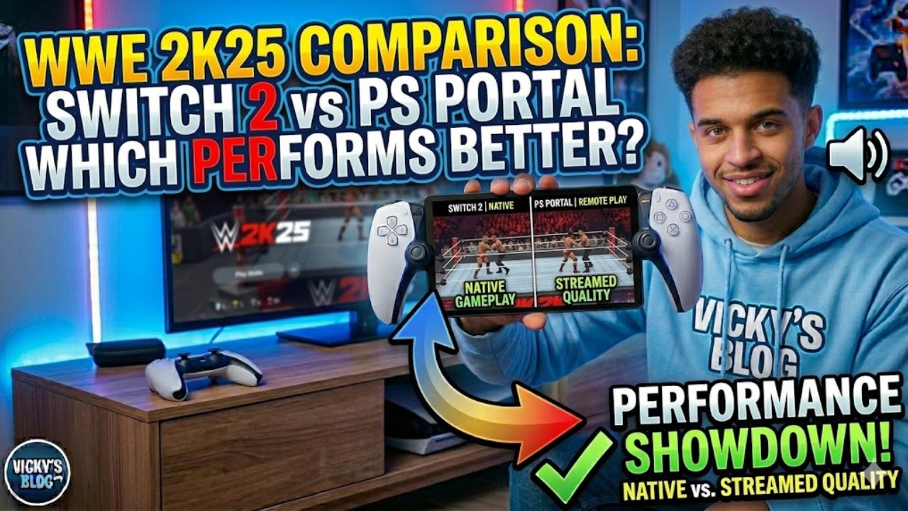 WWE 2K25 on Switch 2 vs PlayStation Portal – Which One Performs Better?