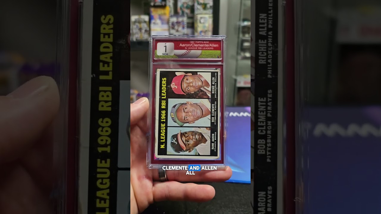These 1960&rsquo;s sports cards are pure history. #SportsCards #VintageCards #CardCollecting #VCGgrading