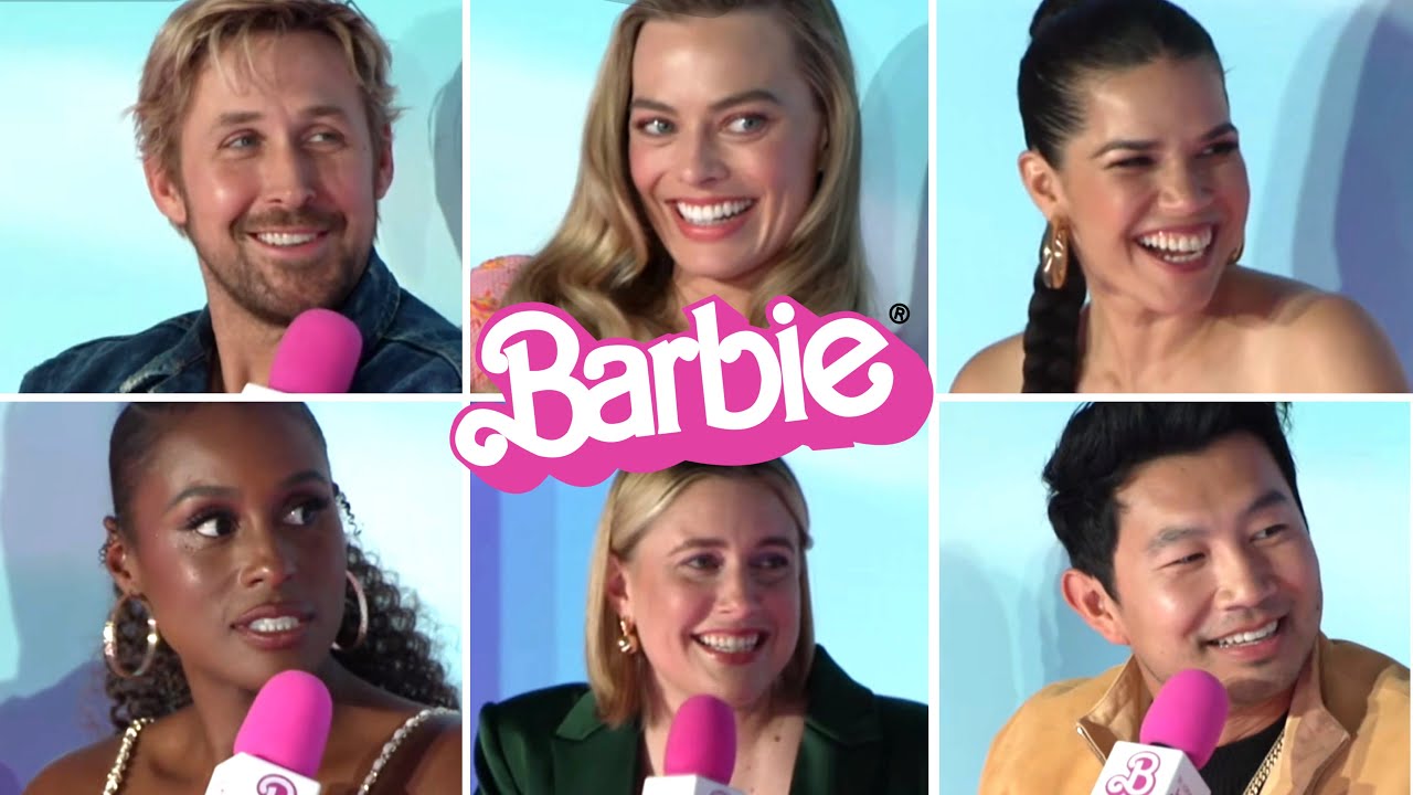 Q&A with Margot Robbie, Ryan Gosling, Greta Gerwig and Barbie Cast - MTV UK